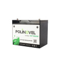 Polinovel Hot Sell Bleargable Lithium 12V Li Ion LifePo4 100AH ​​Solar Camping Trailer Speicher Akku